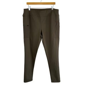 NWT Carhartt Fitted Leggings Size XL 16-18 Olive Green Force Utility